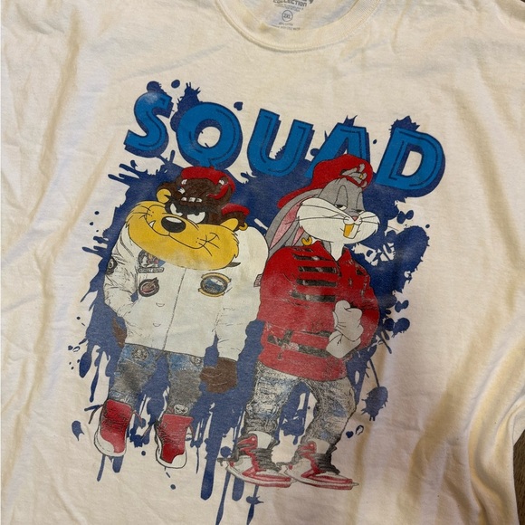 Vintage 1990’s Looney Tunes Hip Hop Tee- 2XL - Picture 2 of 3